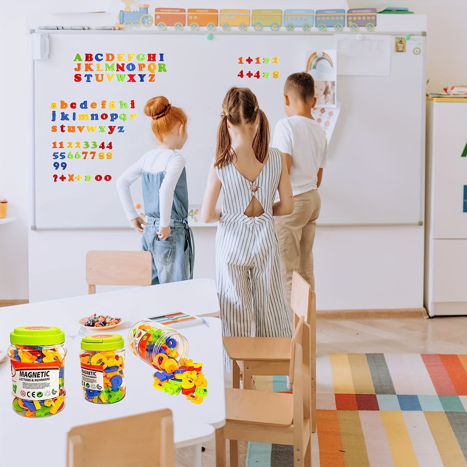 78 PCS Magnetic Letters Number - Kids Education Number recension och pris