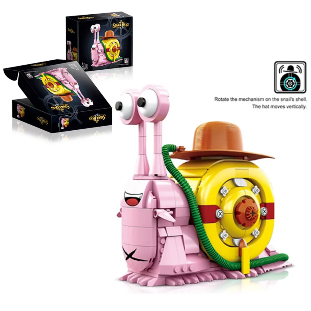 573pcs Snail Telephone Buildin - Kids Education Design recension och pris