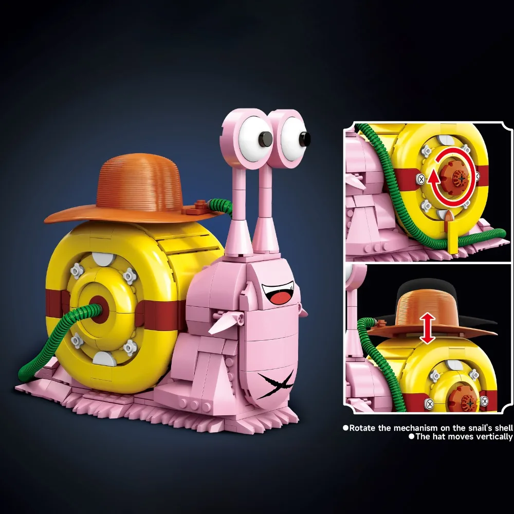573pcs Snail Telephone Buildin - Kids Education Design recension och pris