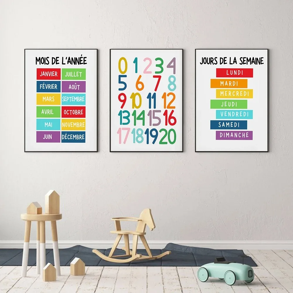 1PC  Playroom Wall Alphabet Nu - Kids Education Number recension och pris