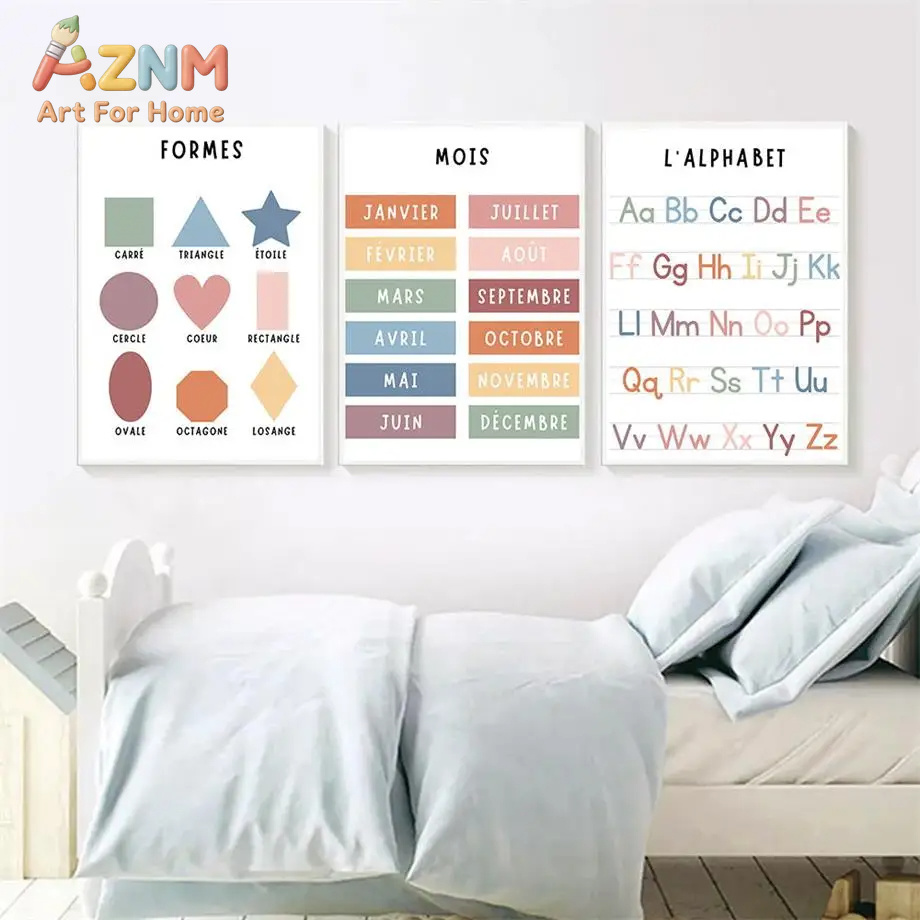 English French Number Alphabet - Kids Education Number recension och pris