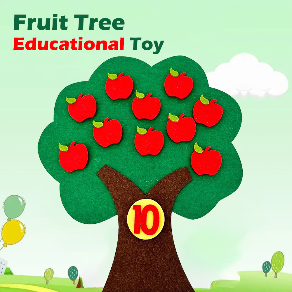 Montessori Fruit Tree Counting - Kids Education Number recension och pris