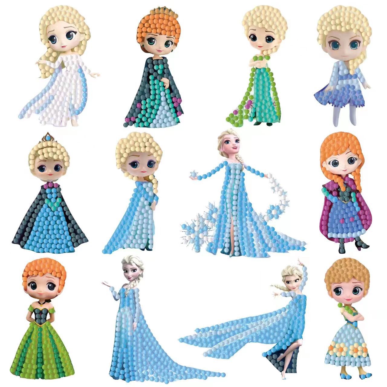 Cartoon Princess 5D Diamond St - Kingdom Kids Education recension och pris