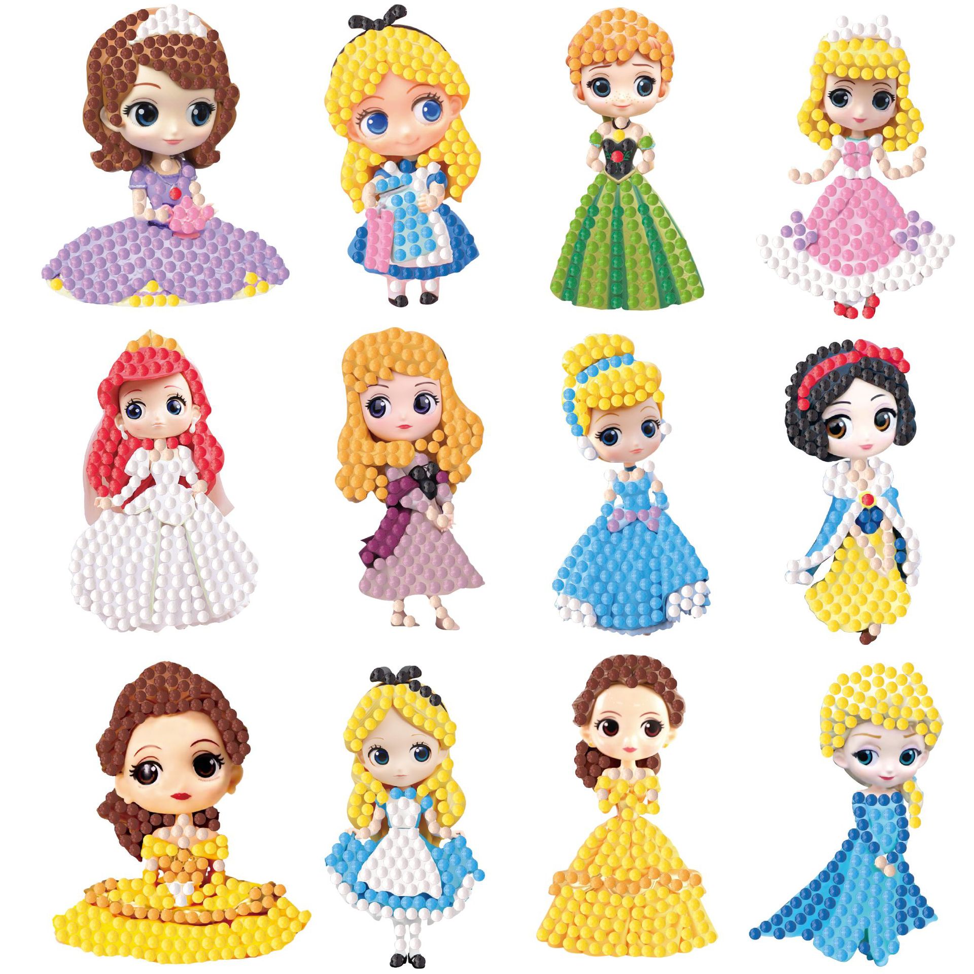 Cartoon Princess 5D Diamond St - Kingdom Kids Education recension och pris