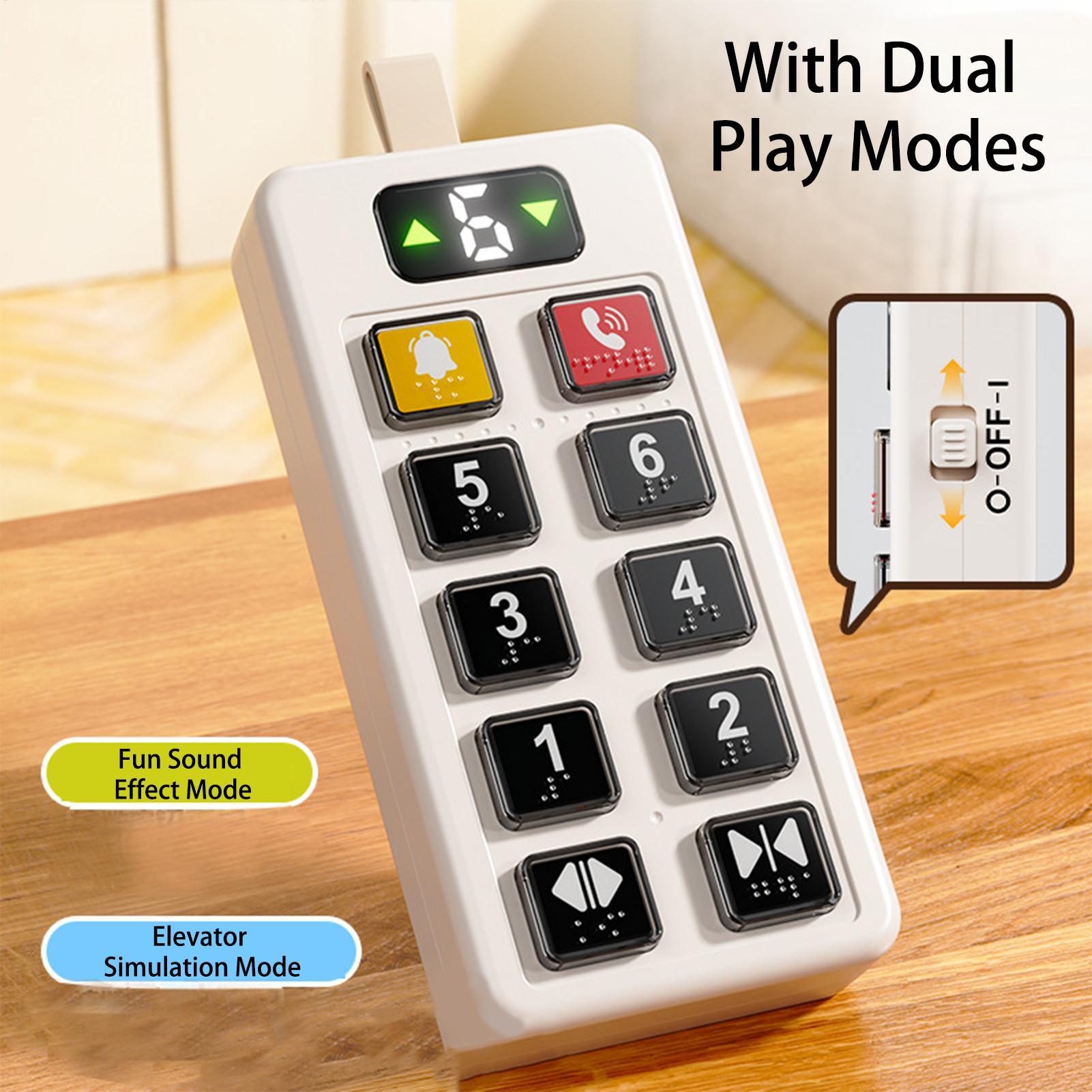 Elevator Button Panel Toys Edu - Kids Education Number recension och pris