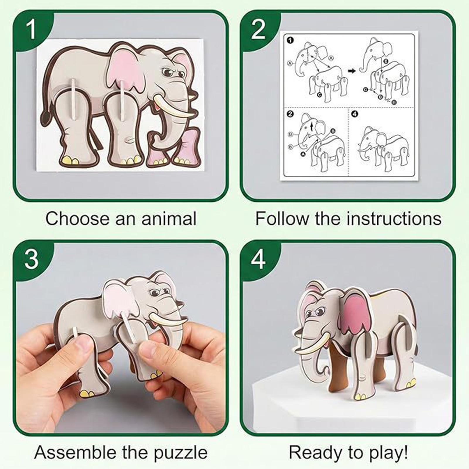 3D Cartoon Puzzles For Kids 7  - Kids Education Fun recension och pris