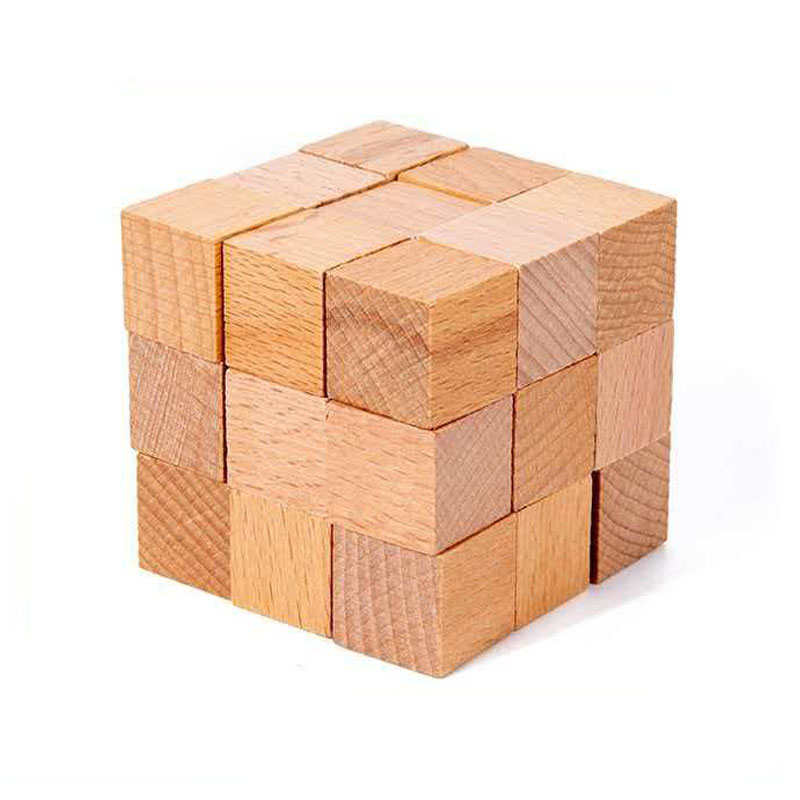 Square Snake Cube Wooden Brain - Kids Education Fun recension och pris