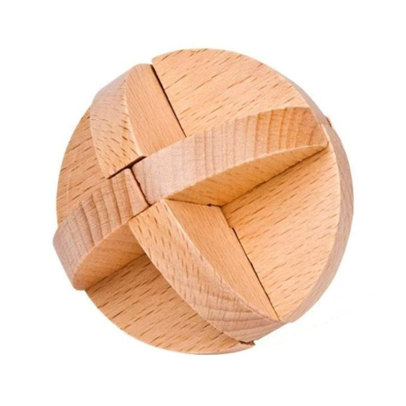 Classic Lu Ban ball Wooden Bra - Kids Education Fun recension och pris