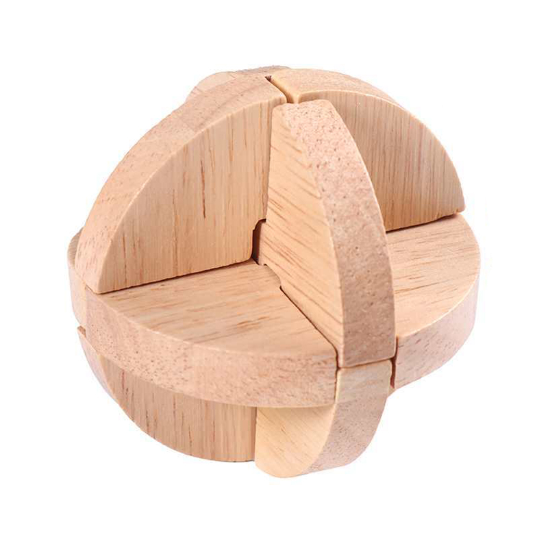 Classic Lu Ban ball Wooden Bra - Kids Education Fun recension och pris