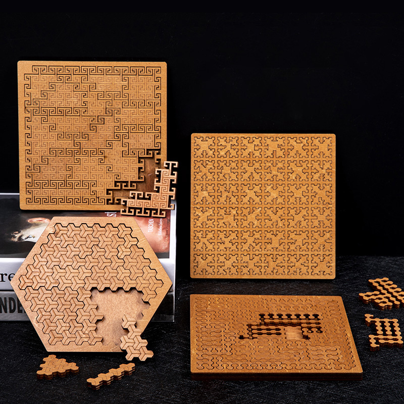 Impossible Wooden Puzzle IQ Pu - Brain Teaser Cube recension och pris