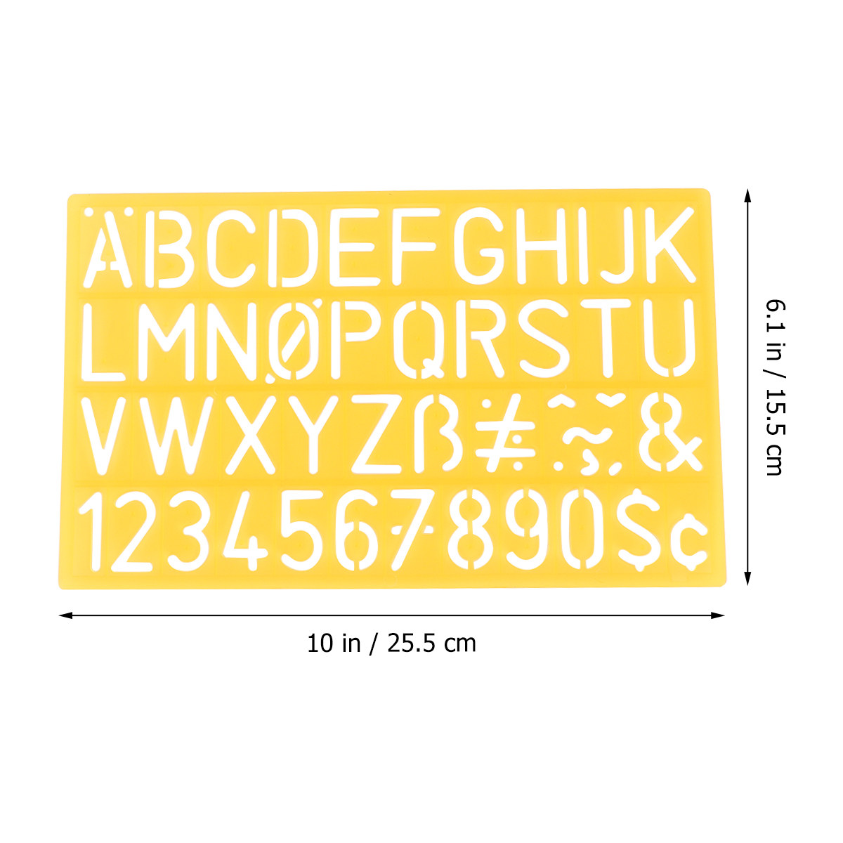 4Pcs Plastic Graffiti Rulers A - Kids Education Number recension och pris