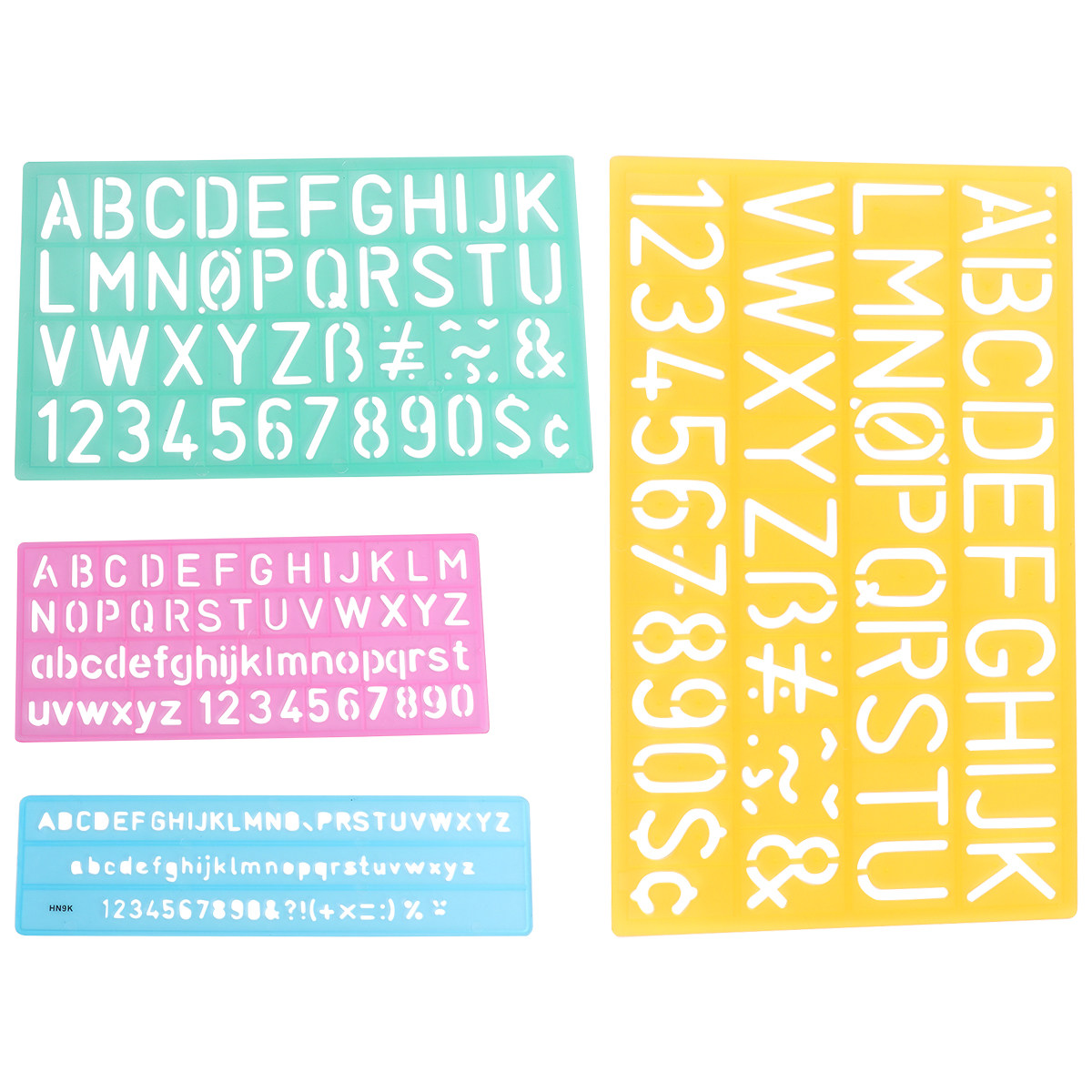 4Pcs Plastic Graffiti Rulers A - Kids Education Number recension och pris