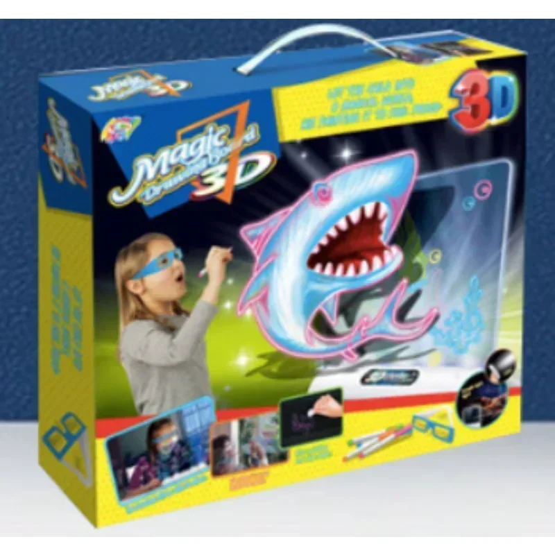 3D Magic Drawing Board LED Glo - Kids Education Foundation recension och pris