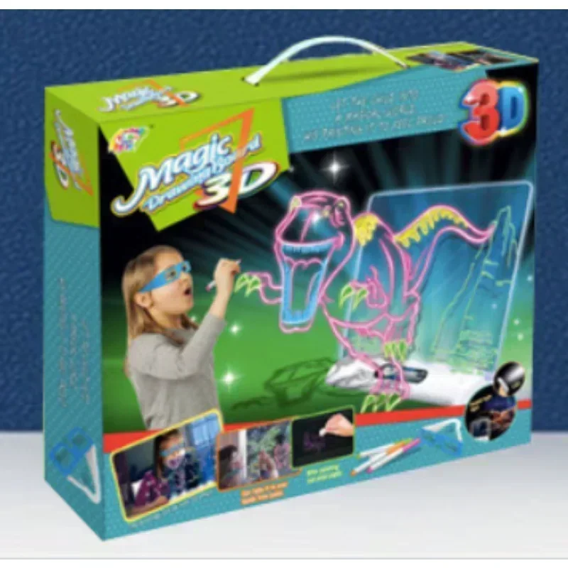 3D Magic Drawing Board LED Glo - Kids Education Foundation recension och pris