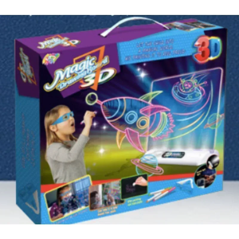 3D Magic Drawing Board LED Glo - Kids Education Foundation recension och pris