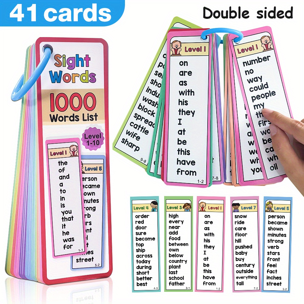 1000 Sight Words Flash Cards f - Kids Education Fun recension och pris