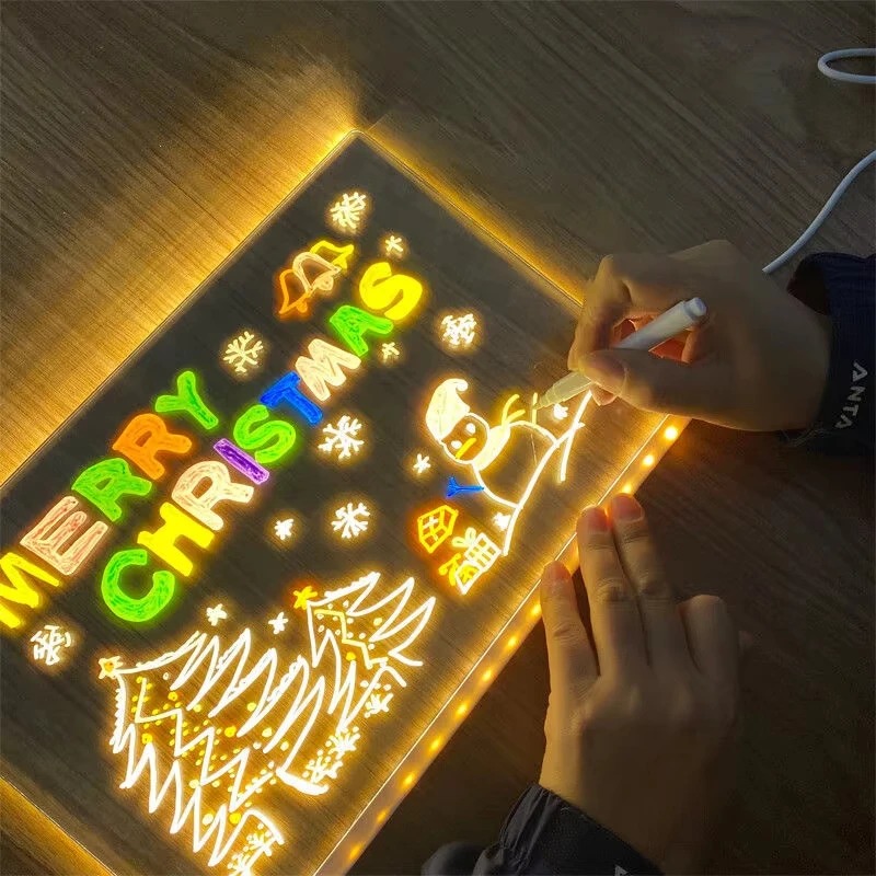 Magic Glow Kids Drawing Board: - Kids Education Fun recension och pris