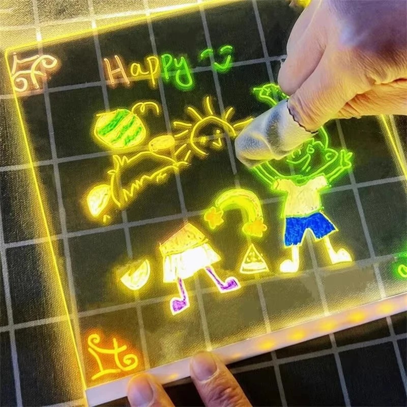 Magic Glow Kids Drawing Board: - Kids Education Fun recension och pris