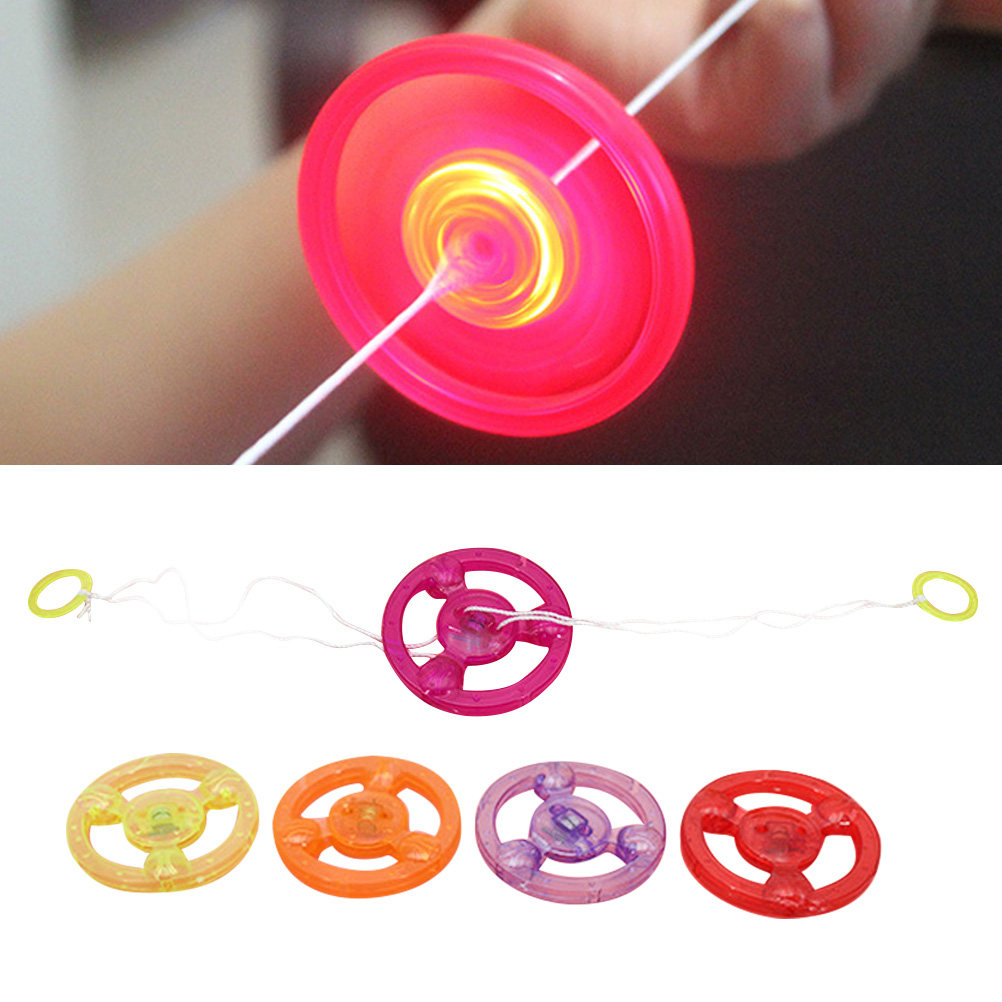 10Pcs Flashing Pull String Spi - Kids Education Fun recension och pris
