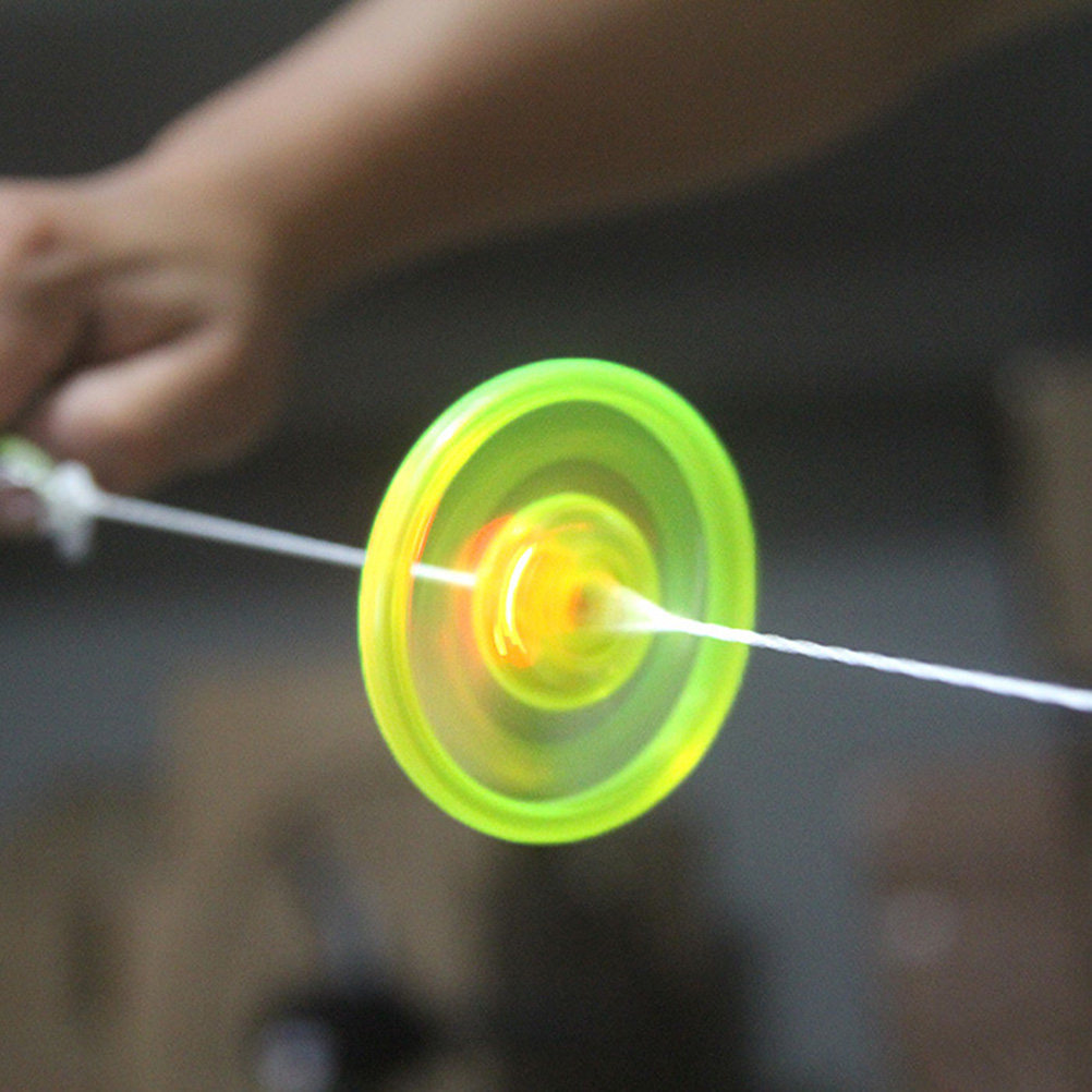 10Pcs Flashing Pull String Spi - Kids Education Fun recension och pris
