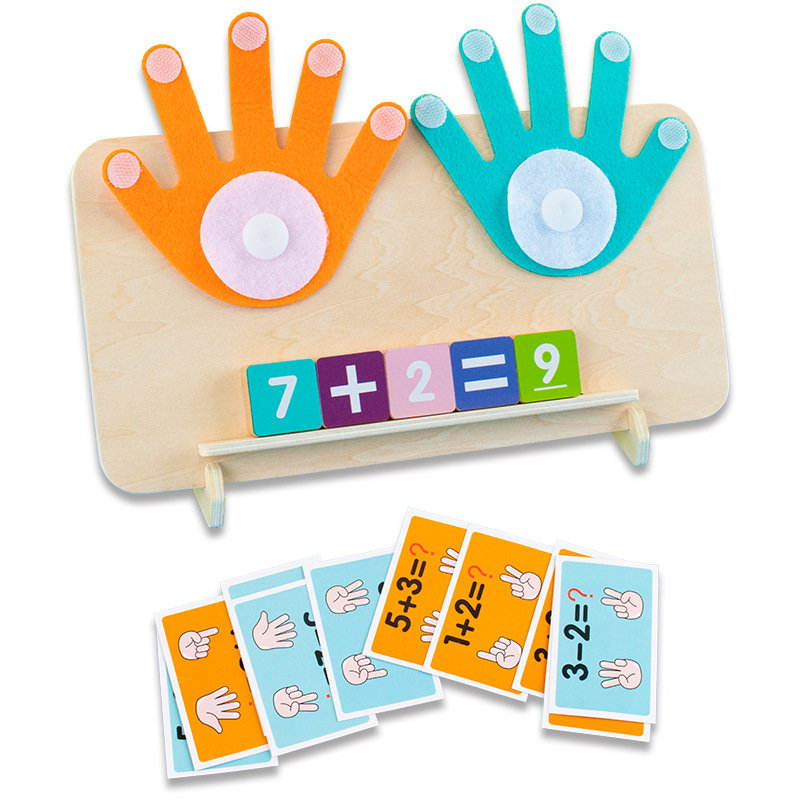 Kids Montessori Toys Wooden Fi - Kids Education Number recension och pris