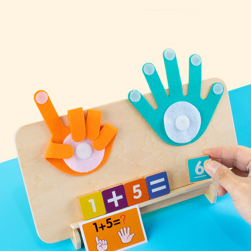 Kids Montessori Toys Wooden Fi - Kids Education Number recension och pris