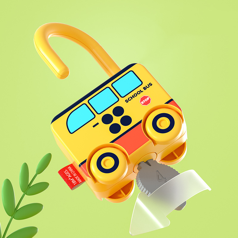 Baby Learning Lock with Key Ca - Kids Education Number recension och pris