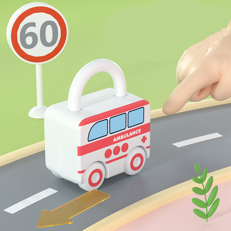Baby Learning Lock with Key Ca - Kids Education Number recension och pris