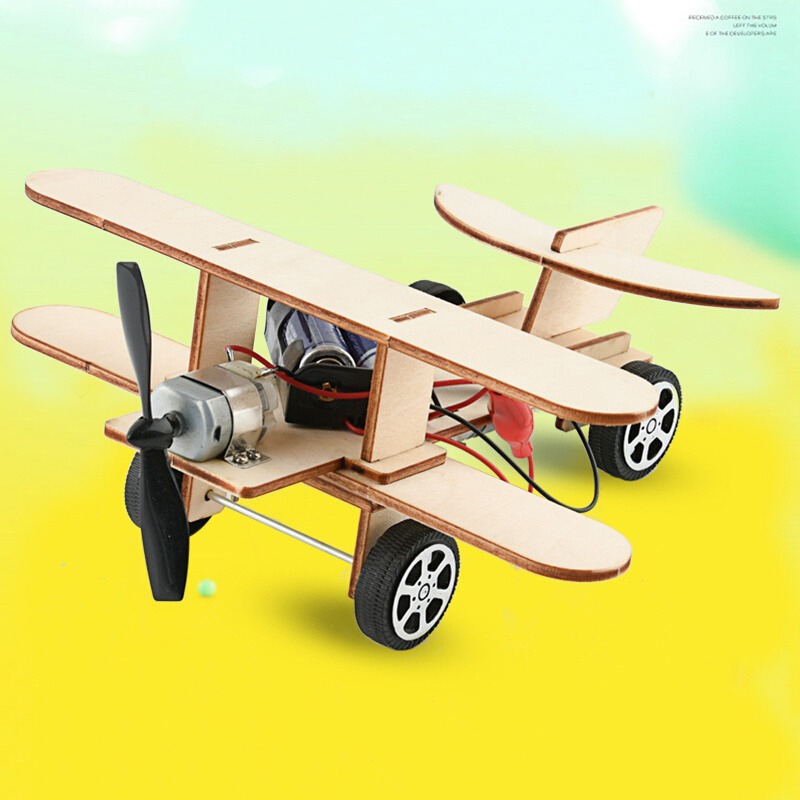STEM Wooden Electric Biplane M - Kingdom Kids Education recension och pris