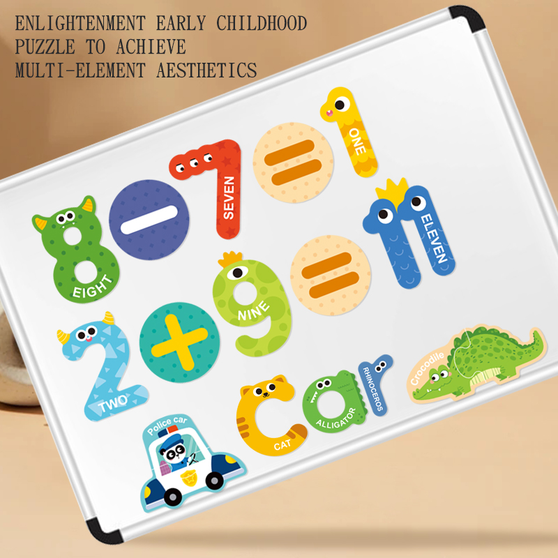 Magnetic Cognitive Matching Pu - Kids Education Number recension och pris