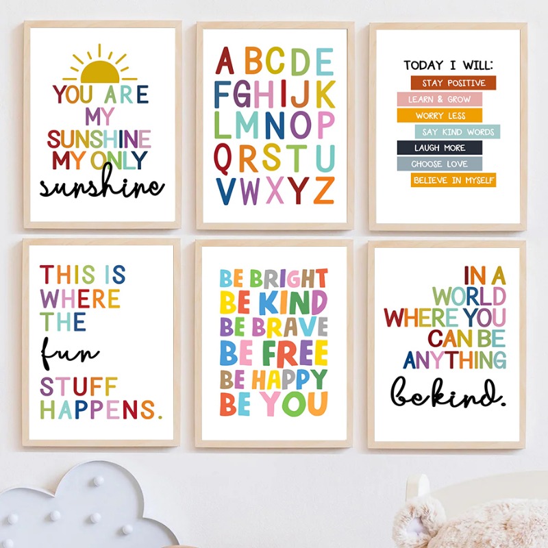 English Education Poster Alpha - Kids Education Number recension och pris